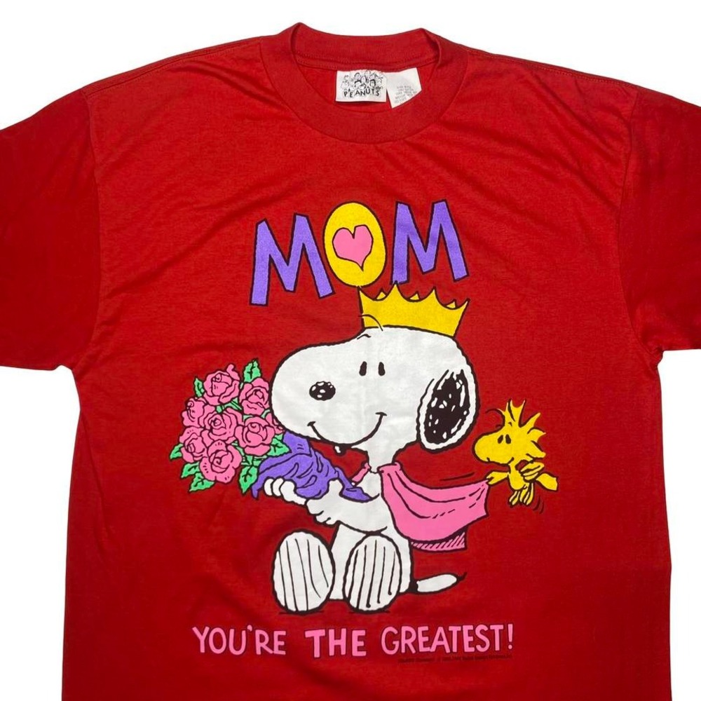 Vintage‎ 90s Peanuts Snoopy mom shirt